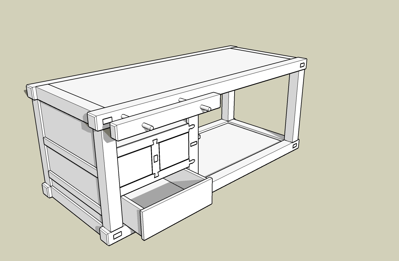 Download Japanese Woodworking Workbench Plans Free